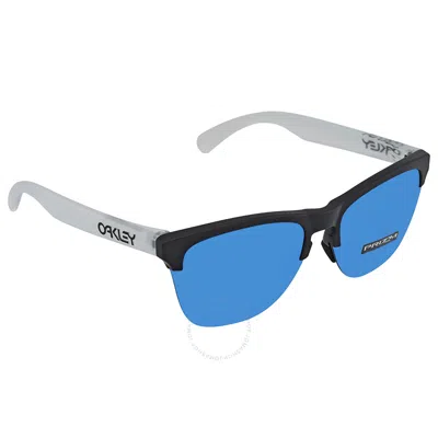 Oakley Frogskin Lite Prizm Sapphire Round Men's Sunglasses Oo9374 937402 63 In N/a