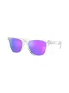 Oakley Mens Clear Oo9013 Frogskins O Matter™ Plutonite Square-frame Sunglasses In Purple