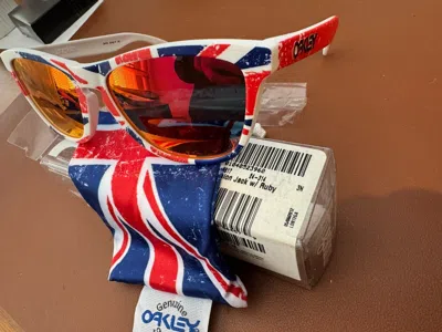 Pre-owned Oakley Frogskins - Various Colors/lenses, Most + Unworn In Union Jack