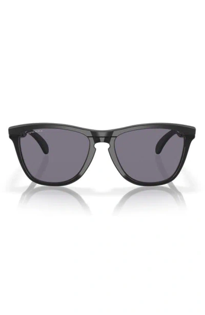 Oakley Frogskins 55mm Round Sunglasses In Black Grey