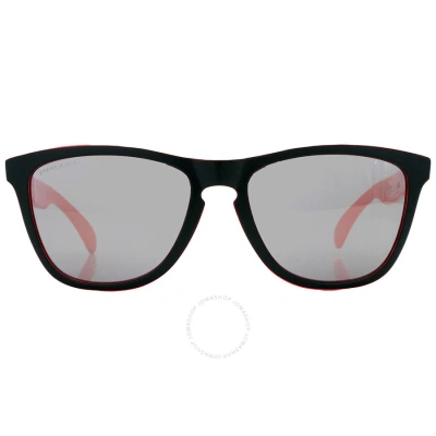 Oakley Frogskins Grey Square Men's Sunglasses Oo9245 924590 54 In Red   / Black / Grey
