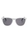 Oakley Runde Frogskins Hybrid Sonnenbrille In Weiss