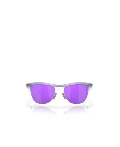 Oakley Frogskins Hybrid Square-frame Sunglasses In Purple