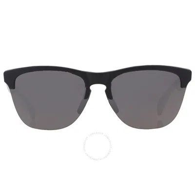 Oakley Frogskins Lite Prizm Black Mirrored Square Men's Sunglasses Oo9374 937453 63 In Gray