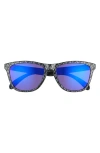 Oakley Frogskins™ Origins 55mm Mirrored Square Sunglasses In Carbon Fiber/prizm Road