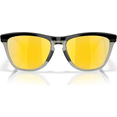 Oakley Frogskins™ Polarized Prizm™ Keyhole Sunglasses In Matte Black/polarized