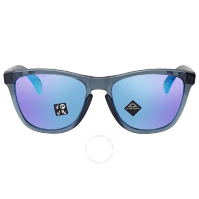 Oakley Frogskins Prizm Sapphire Polarized Square Men's Sunglasses Oo9013 9013f6 55 In Black