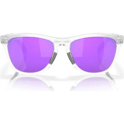 Oakley Frogskins Square-frame Sunglasses In Matte Clear