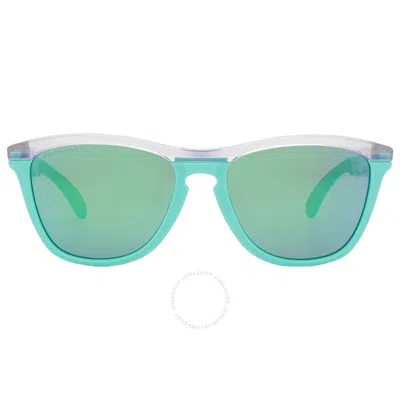 Oakley Frogskins Range Prizm Jade Square Men's Sunglasses Oo9284 928406 55 In Green