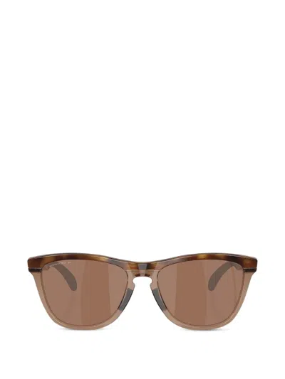 Oakley Frogskins Range Square-frame Sunglasses In Brown