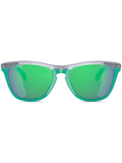 Oakley Frogskins Range Sunglasses In Black Green