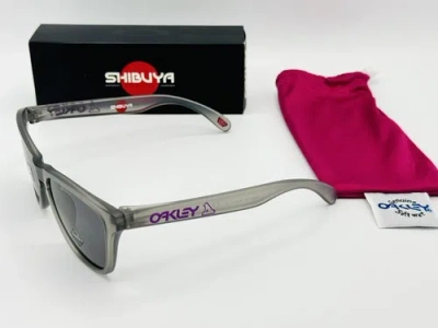 Pre-owned Oakley Frogskins Shibuya Japan Release Sunglasses Grey Ink Limited Edition In Gray