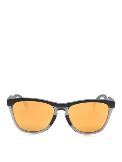 Oakley Frogskins Square-frame Sunglasses In Black