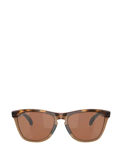 Oakley Frogskins Range Square-frame Sunglasses In Brown