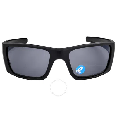 Oakley Fuel Cell Grey Polarized Wrap Men's Sunglasses Oo9096 909605 60 In Gray