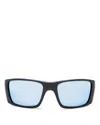 Oakley Fuel Cell Polarized Square Sunglasses, 60mm In Matte Black/prizm Deep Polarized