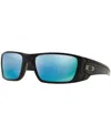 Oakley Fuel Cell Prizm Deep H20 Polarized Sunglasses, Oo9096 In Black Blue,blue Mirror Polar
