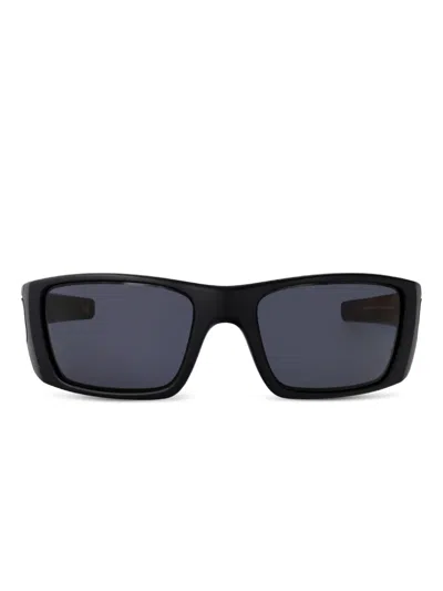 Oakley Fuel Cell Rectangle-frame Sunglasses In Black