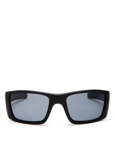 Oakley Fuel Cell Square Sunglasses, 60mm In Black/gray Polarized