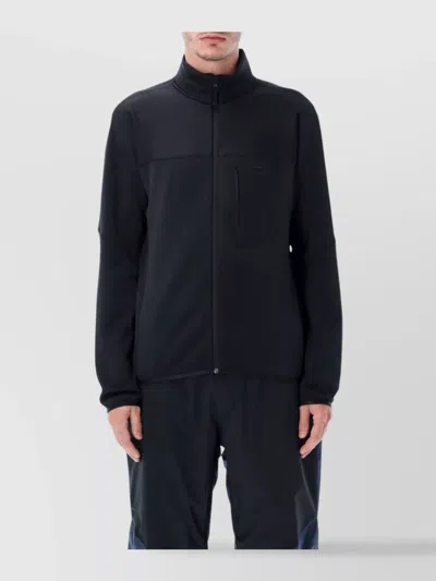 Oakley Full Zip Sweatshirt High Collar In Black