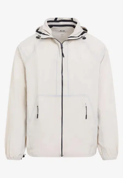 Oakley Fusion Zip-up Windbreaker Jacket In Neutral