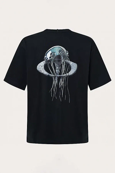 Oakley Futurescape Jellyfish Graphic Tee In Blackout, Men's At Urban Outfitters