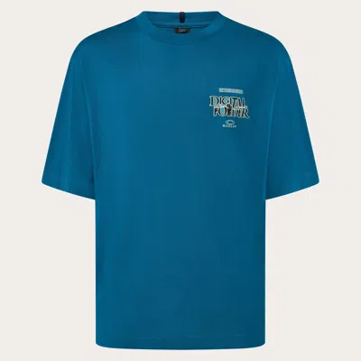 Oakley Futurescape Powder Tee In Blue