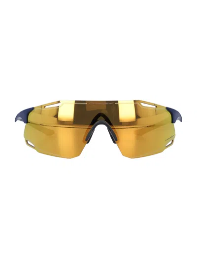 Oakley Futuristic Rimless Sunglasses With Performance-driven Innovation In Matte Abyss
