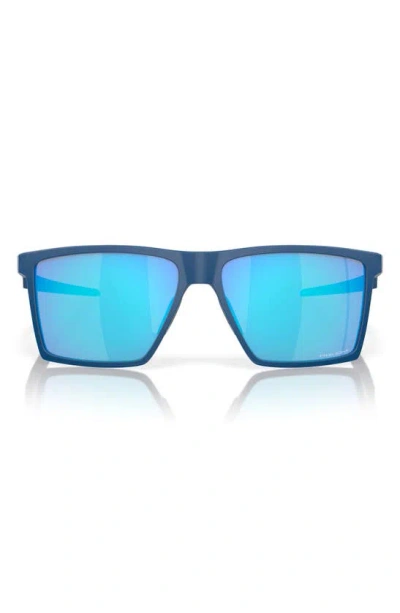 Oakley Futurity Sun 57mm Polarized Square Sunglasses In Sapphire