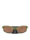 Shop Oakley Gafas De Sol - Verde Oscuro In Dark Green
