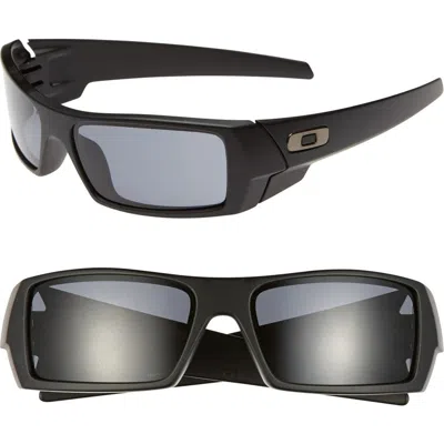 Oakley 'gascan' 60mm Sunglasses In Matte Black/grey