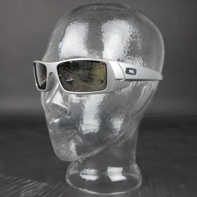 Pre-owned Oakley Gascan Men's Sunglasses Glasses X-silver Black Polarized Oo9014-c160