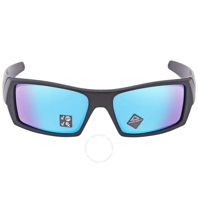 Oakley Gascan Prizm Sapphire Polarized Wrap Men's Sunglasses Oo9014 901450 60 In N/a