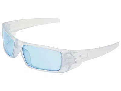 Pre-owned Oakley Gascan Samuel Ross Sunglasses Oo9014-5560 Matte Clear/light Blue