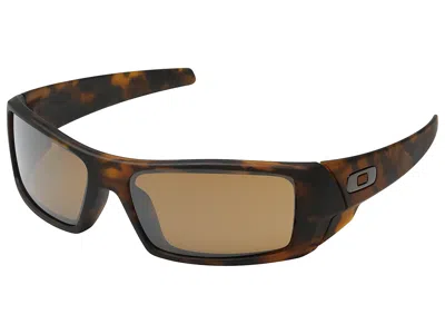 Pre-owned Oakley Gascan Sunglasses Oo9014-1660 Matte Tortoise/tungsten Iridium