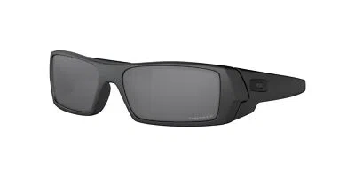 Pre-owned Oakley Gascan Sunglasses, Steel Frame, Prizm Black Polarized Lens