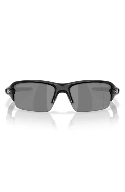 Oakley Gender Inclusive Flak 2.0 Xl 59mm Polarized Rectangular Sunglasses In Black
