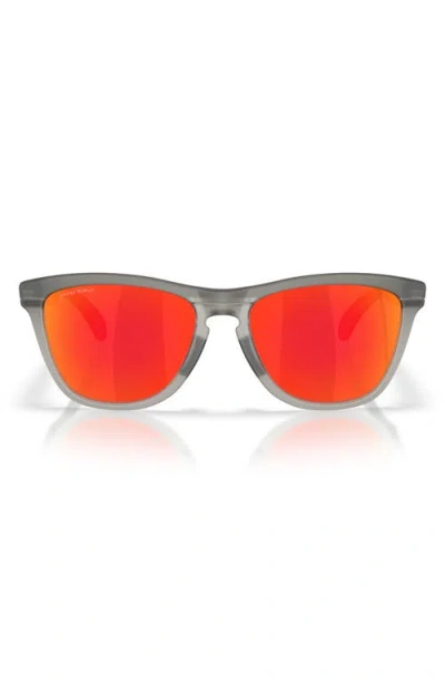 Oakley Gender Inclusive Frogskins Range 58mm Round Sunglasses In Gray