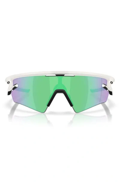 Oakley Gender Inclusive Sphaera Slash 36mm Rectangle Sunglasses In White
