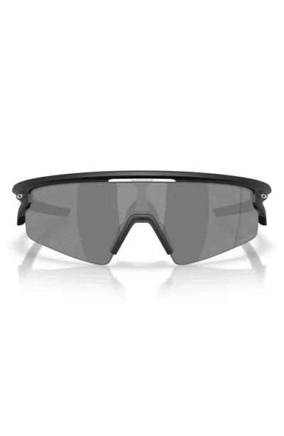 Oakley Gender Inclusive Sphaera Strike 37mm Shield Sunglasses In Black