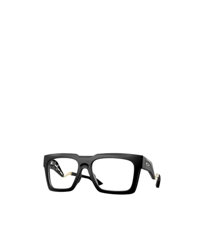 Oakley Geometric Frame Plain Mirror In Black