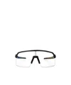 Oakley Geometric Frame Plain Mirror In White