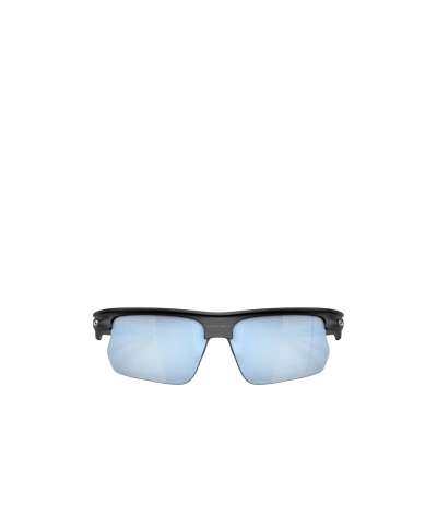 Oakley Oo9400 Bisphaera 940009 Matte Black Sunglasses In Blue