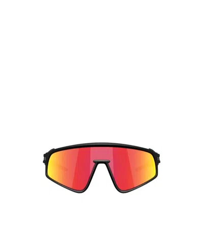 Oakley Geometric Sunglasses In Red