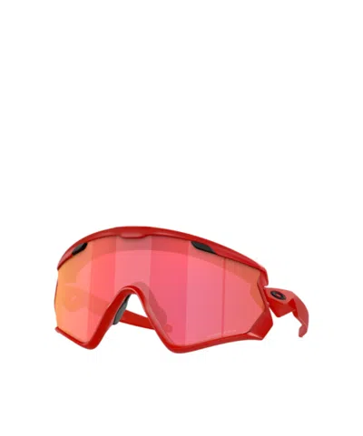 Oakley Geometric Sunglasses In Burgundy
