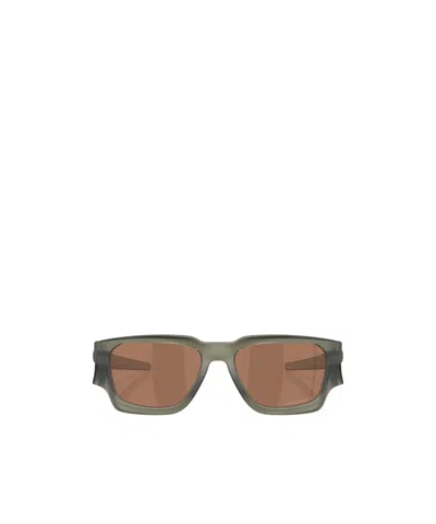 OAKLEY GEOMETRIC-FRAME SUNGLASSES
