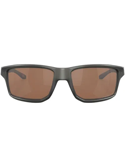 Oakley Gibston Rectangle-frame Sunglasses In Grau