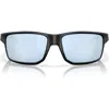 Oakley Gibston Xl 62mm Rectangular Sunglasses In Matte Black