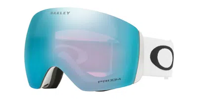 Oakley Goggles Oo7050 Flight Deck L Vestibilità Orientale 705091 Occhiali Da Sole Bianchi Per Uomo In White