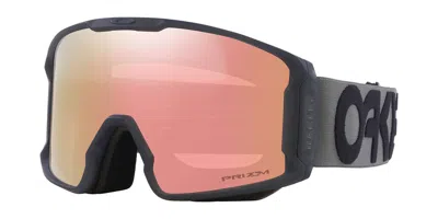Oakley Goggles Oo7070 Line Miner L 7070e8 Men's Sunglasses Grey Size Large